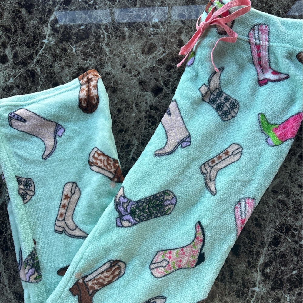 Canyon Creek Fleece Cowgirl Boots Pajamas